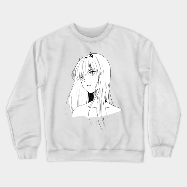 ZERO TWO Manga, darling in the franx manga Crewneck Sweatshirt by AmyMeou